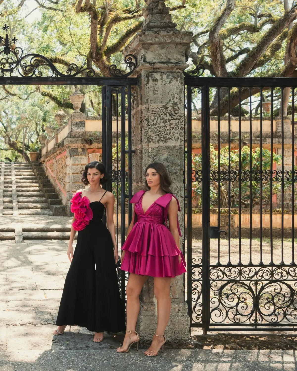 Black Oversized Ruffle Wide Leg Jumpsuit